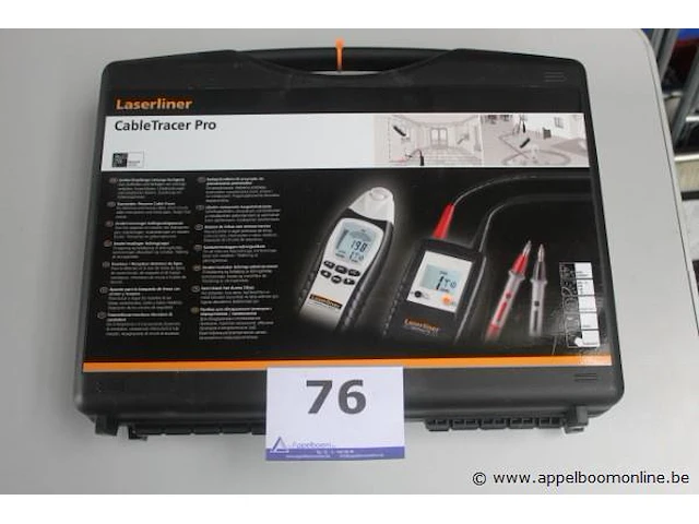 Kabeldetectie apparaat laserliner, cabletracer pro - afbeelding 1 van  3