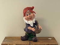 Kabouter met mandje h52cm - afbeelding 2 van  2