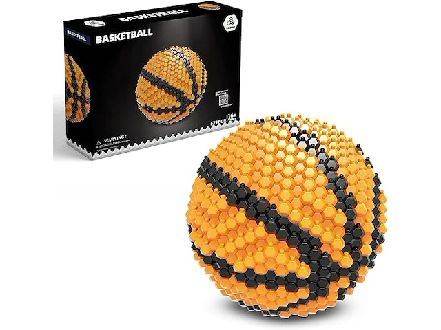 Kadele oranje basketbalblokset - afbeelding 1 van  5