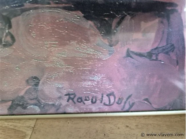 Kader 90x110cm, glas gebroken - afbeelding 2 van  3