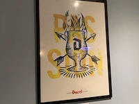 Kader met afbeelding duvel - afbeelding 1 van  4