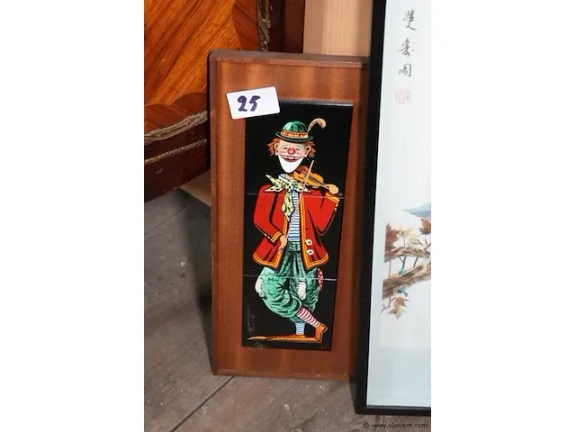 Kader met clown - afbeelding 1 van  1