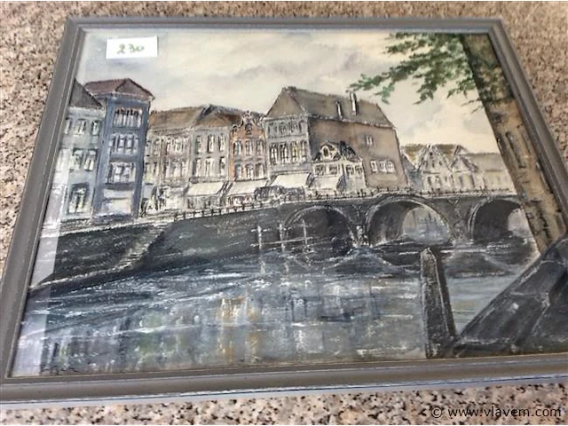 Kader waterverf - afbeelding 1 van  3