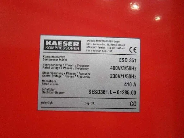 Kaeser - esd 351 - air compressors - afbeelding 3 van  27
