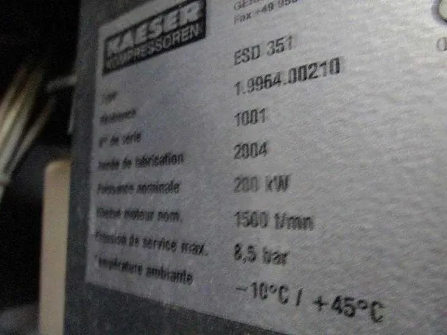 Kaeser - esd 351 - air compressors - afbeelding 26 van  27