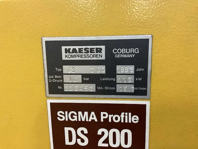 Kaeser ds200 luchtcompressor - afbeelding 5 van  7