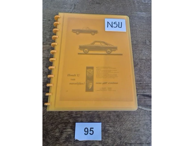 Kaft gevuld met oude artikels - afbeelding 1 van  6