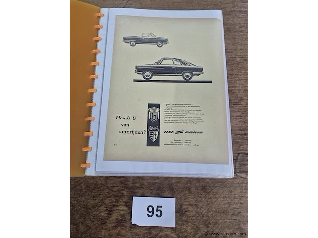 Kaft gevuld met oude artikels - afbeelding 2 van  6