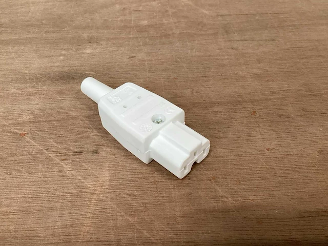 Kaiser apparaatstekker wit (163x) - afbeelding 1 van  4