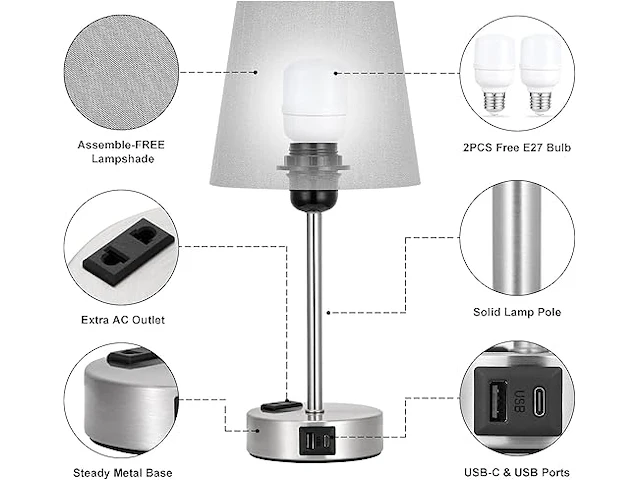 Kakanuo touch-bedlamp - afbeelding 4 van  4