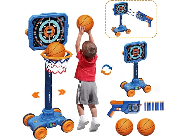 Kaladuck 2 in 1 basketbal en schietspel - afbeelding 1 van  4