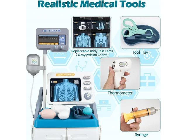 Kaladuck speelgoed doktersset - afbeelding 2 van  5