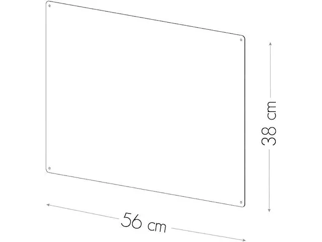 Kalamitica beschrijfbaar magnetisch bord - afbeelding 2 van  3