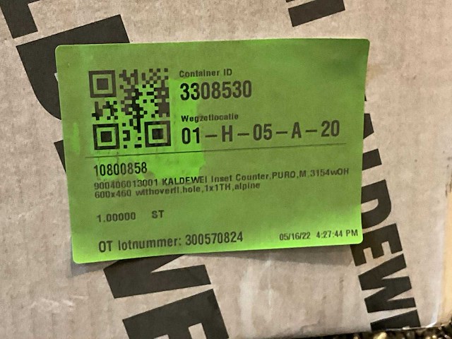 Kaldewei ambiente puro inbouw wastafel - afbeelding 2 van  2