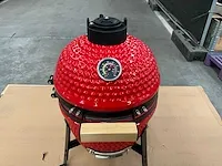 Kamado grill ( 13 inch ) - rood - afbeelding 2 van  5