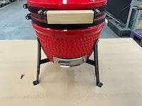 Kamado grill ( 13 inch ) - rood - afbeelding 3 van  5