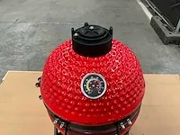 Kamado grill ( 13 inch ) - rood - afbeelding 5 van  5