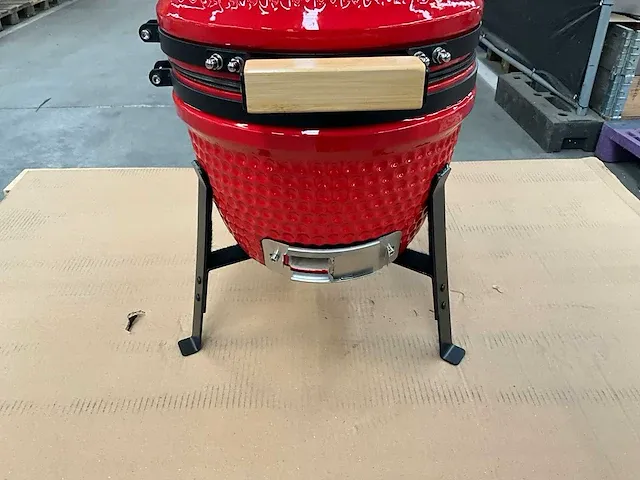 Kamado grill ( 13 inch ) - rood - afbeelding 3 van  5