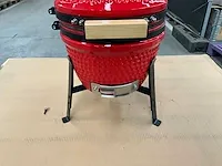 Kamado grill ( 13 inch ) - rood - afbeelding 3 van  5