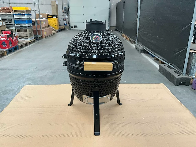 Kamado grill ( 13 inch ) - zwart - afbeelding 1 van  5