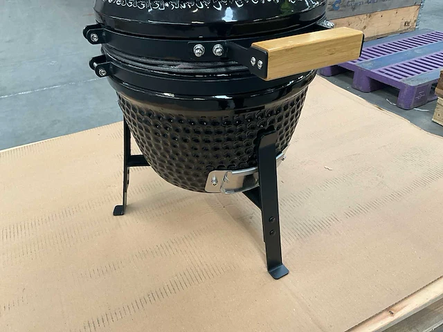 Kamado grill ( 13 inch ) - zwart - afbeelding 3 van  4
