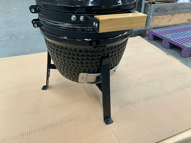 Kamado grill ( 13 inch ) - zwart - afbeelding 3 van  5