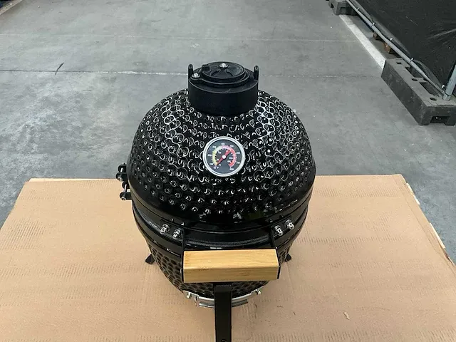 Kamado grill ( 13 inch ) - zwart - afbeelding 2 van  5