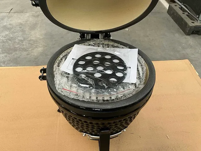 Kamado grill ( 13 inch ) - zwart - afbeelding 4 van  5