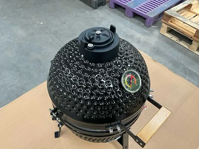 Kamado grill ( 13 inch ) - zwart - afbeelding 5 van  5