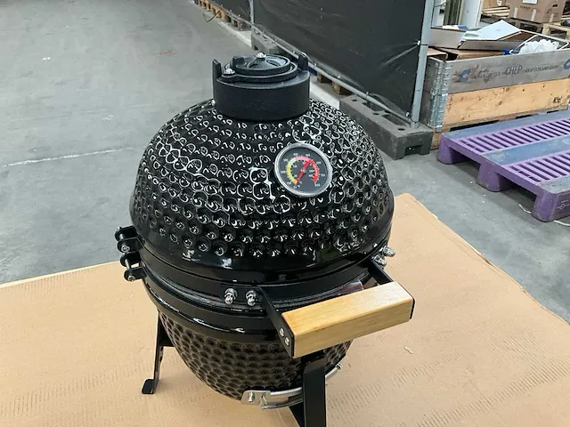 Kamado grill ( 13 inch ) - zwart - afbeelding 2 van  5