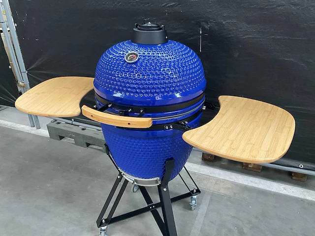 Kamado grill ( 21 inch ) - blauw - afbeelding 2 van  6