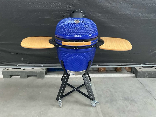 Kamado grill ( 21 inch ) - blauw - afbeelding 1 van  6