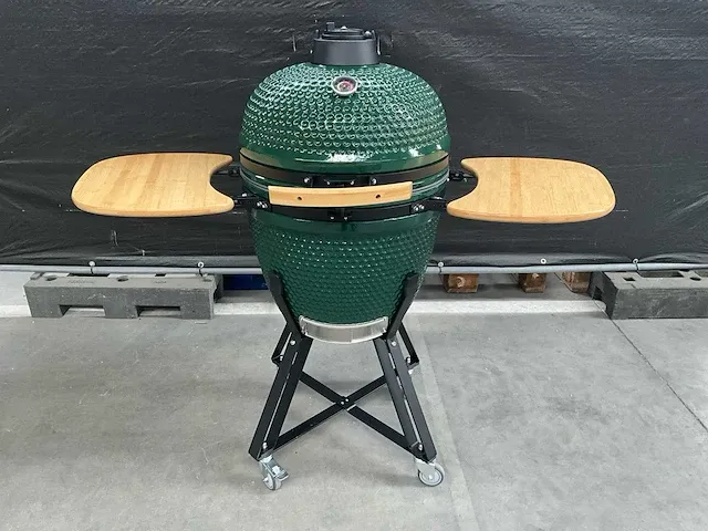 Kamado grill ( 21 inch ) - groen - afbeelding 1 van  6