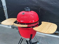 Kamado grill ( 21 inch ) - rood - afbeelding 2 van  6
