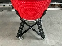 Kamado grill ( 21 inch ) - rood - afbeelding 4 van  6
