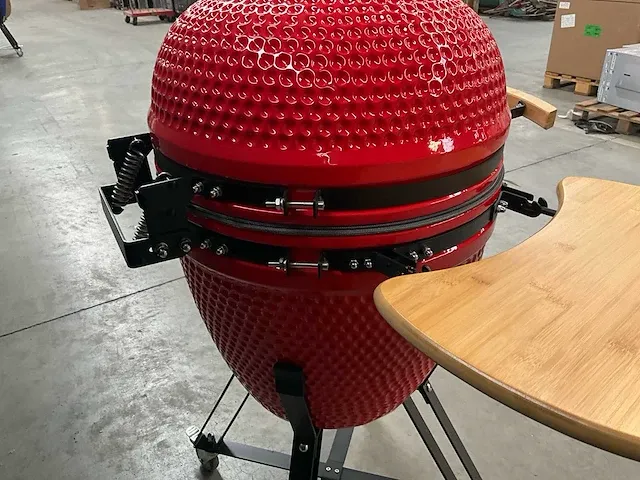 Kamado grill ( 21 inch ) - rood - afbeelding 5 van  6