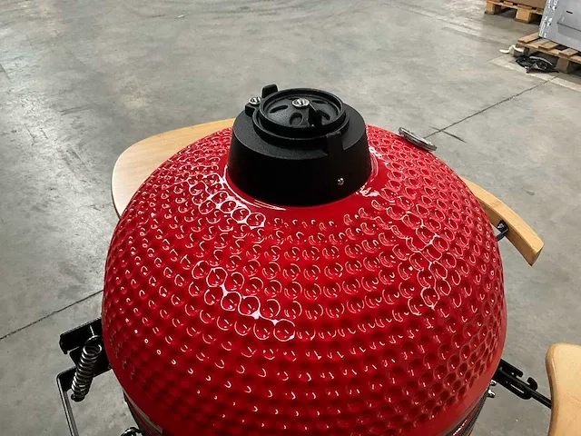 Kamado grill ( 21 inch ) - rood - afbeelding 6 van  6