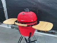 Kamado grill ( 21 inch ) - rood - afbeelding 2 van  6