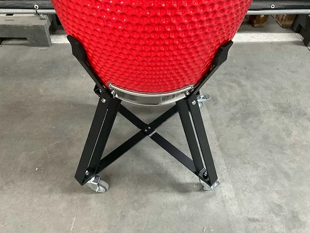 Kamado grill ( 21 inch ) - rood - afbeelding 4 van  6