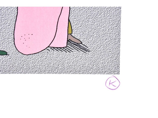 Kamagurka - is daar iemand? - zeefdruk - afbeelding 3 van  6