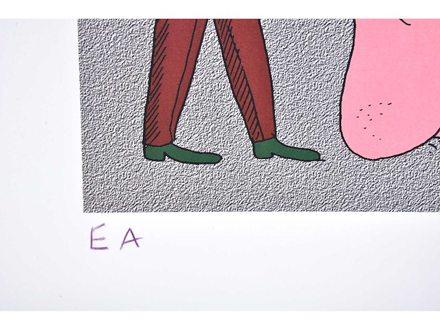 Kamagurka - is daar iemand? - zeefdruk - afbeelding 4 van  6