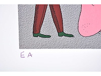 Kamagurka - is daar iemand? - zeefdruk - afbeelding 4 van  6