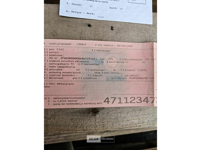 Kampeer auto fiat - afbeelding 59 van  69