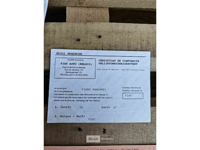 Kampeer auto fiat - afbeelding 63 van  69