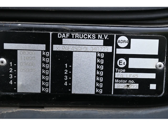 Kampeerwagen daf fa lf45 - afbeelding 19 van  25