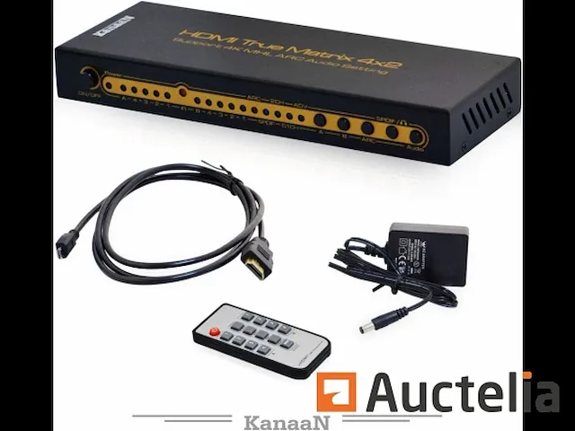 Kanaan hdmi 2.0 matrix ps5 switch splitter 1x2 |1x4 4k/1080p | ondersteunt ps5, notebook - afbeelding 4 van  7