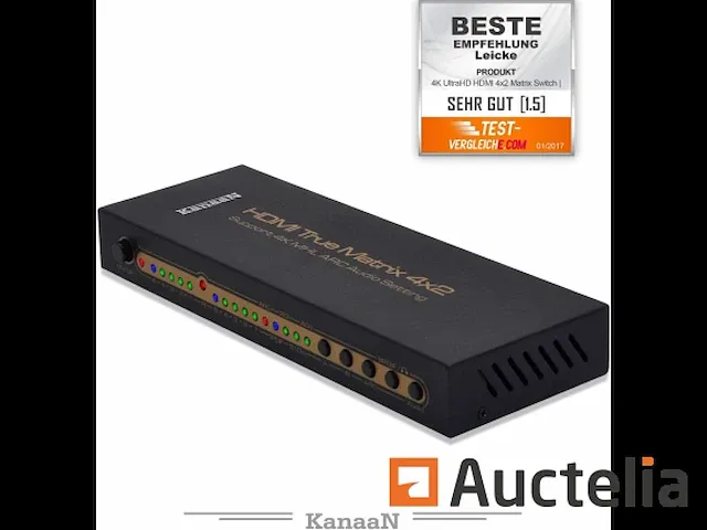 Kanaan hdmi 2.0 matrix ps5 switch splitter 1x2 |1x4 4k/1080p | ondersteunt ps5, notebook - afbeelding 5 van  7