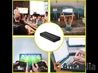 Kanaan hdmi 2.0 matrix ps5 switch splitter 1x2 |1x4 4k/1080p | ondersteunt ps5, notebook - afbeelding 6 van  7