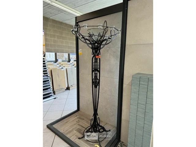 Kandelaar art deco ± h 185 ø 70 - afbeelding 1 van  9