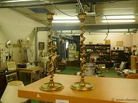 Kandelaars in koper - afbeelding 1 van  1